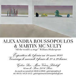 All the World's a Stage Exposition Alexandra Roussopoulos, Martin Mc Nulty, Galerie Marie Victoire Poliakoff